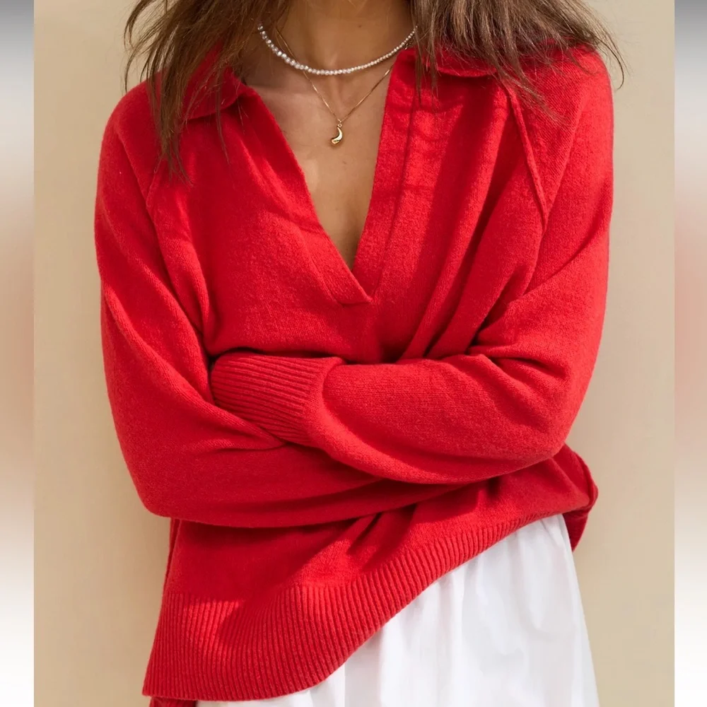 Aerie UnREAL Polo Sweater - Picture 8 of 10